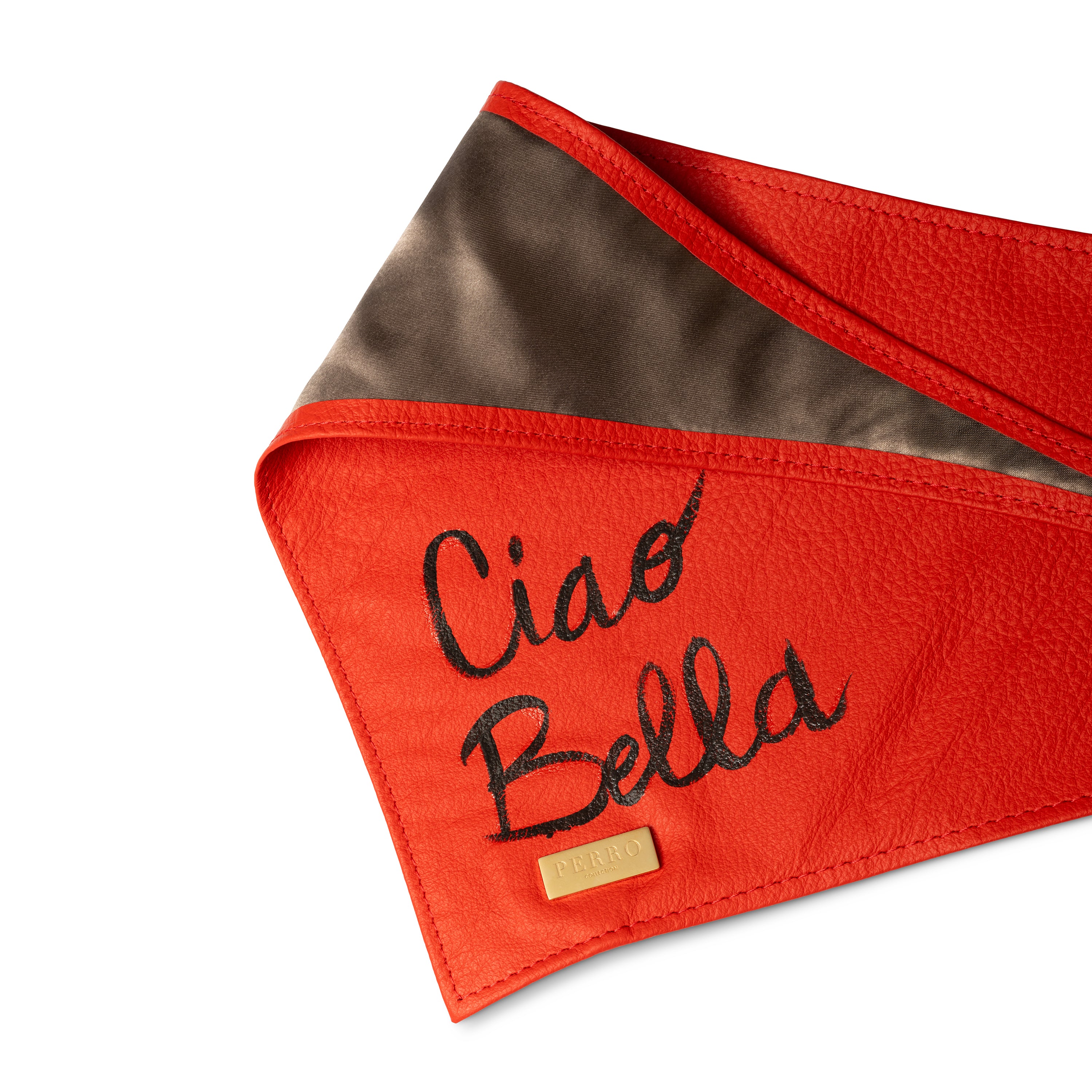 Leather Scarf Ciao Bella