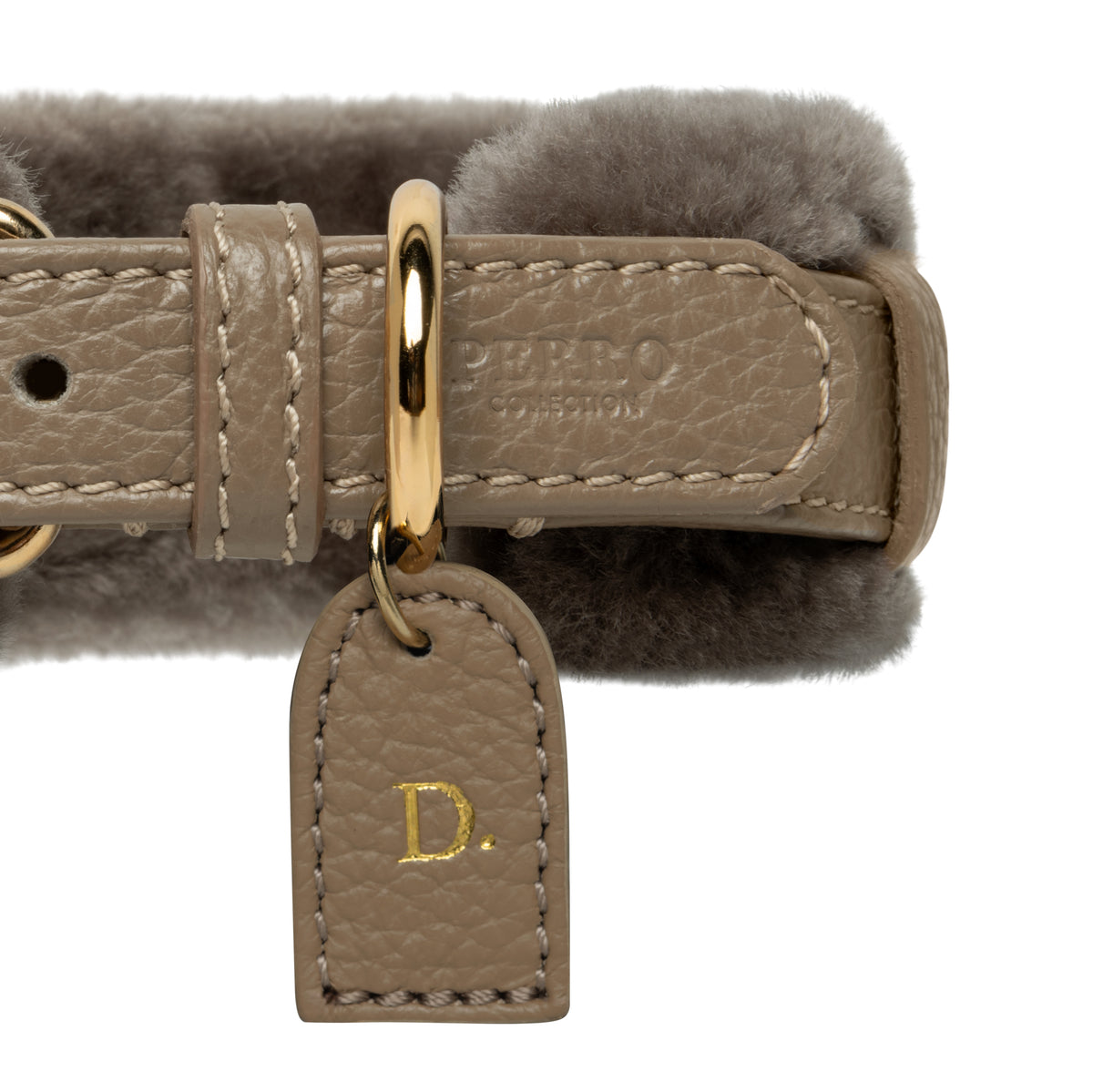 Mocha Mousse Fur Collar