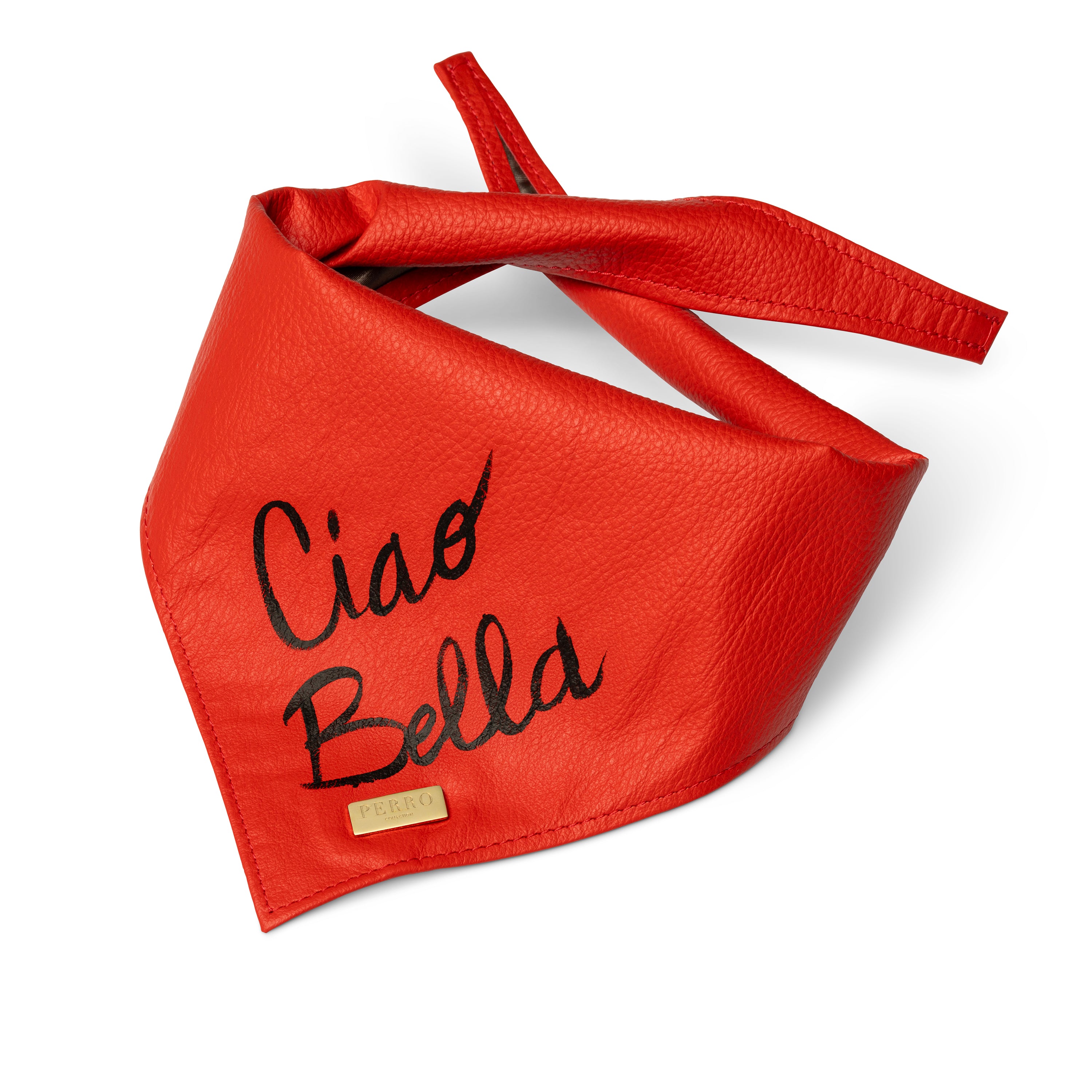 Leather Scarf Ciao Bella