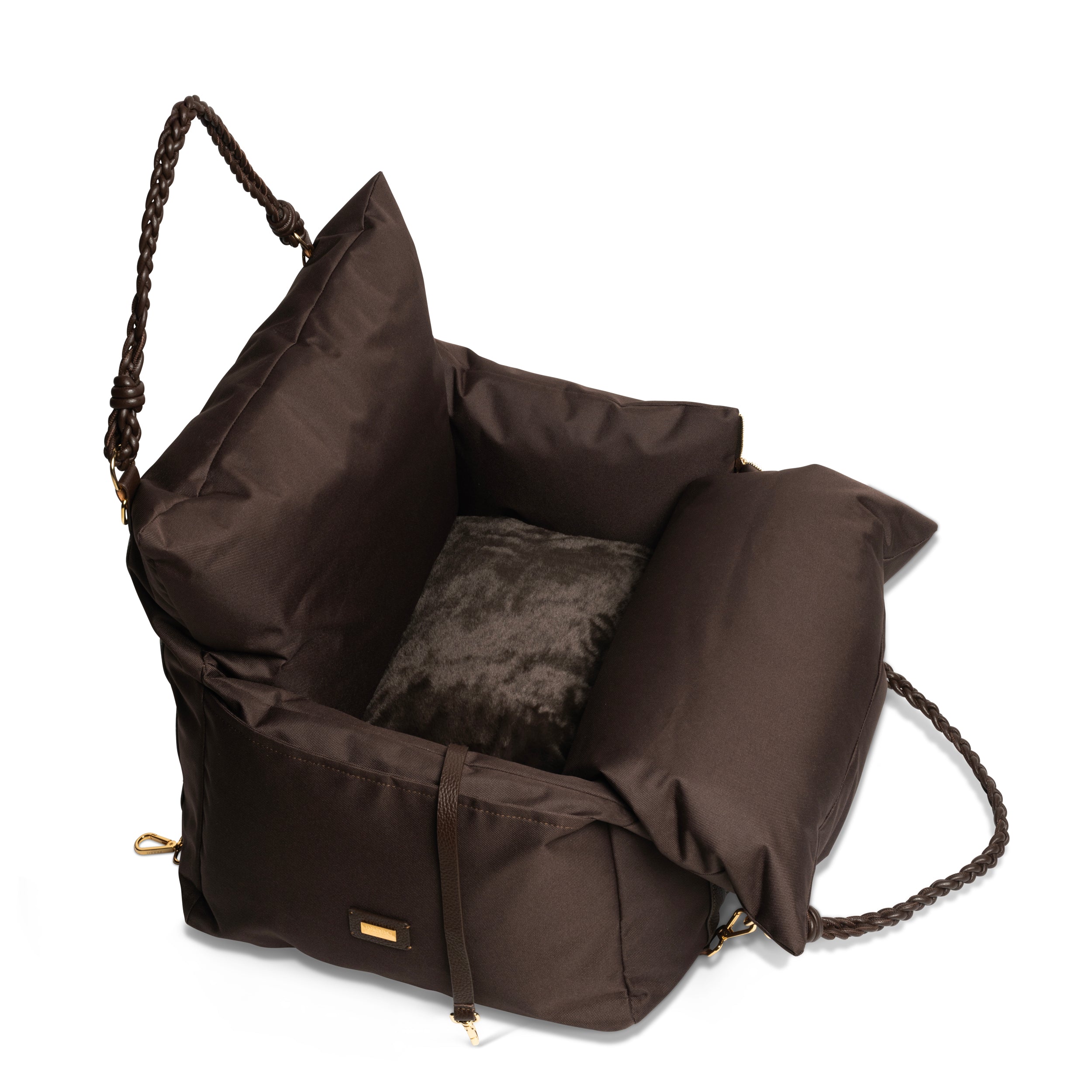 Dog Car Seat Brown