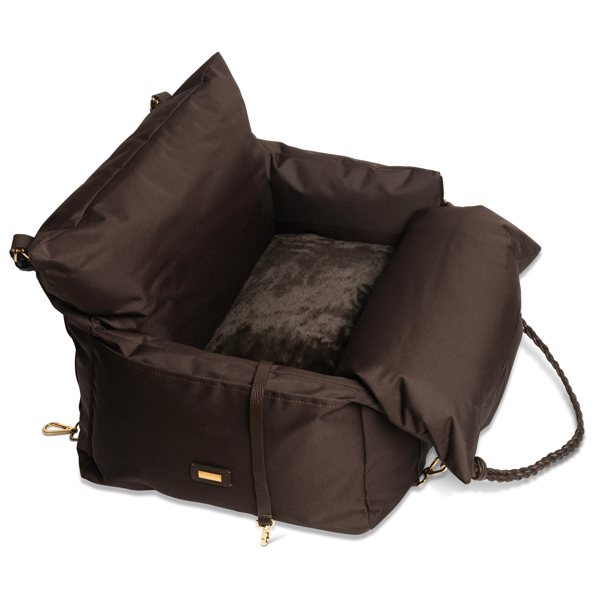 Dog Car Seat Brown