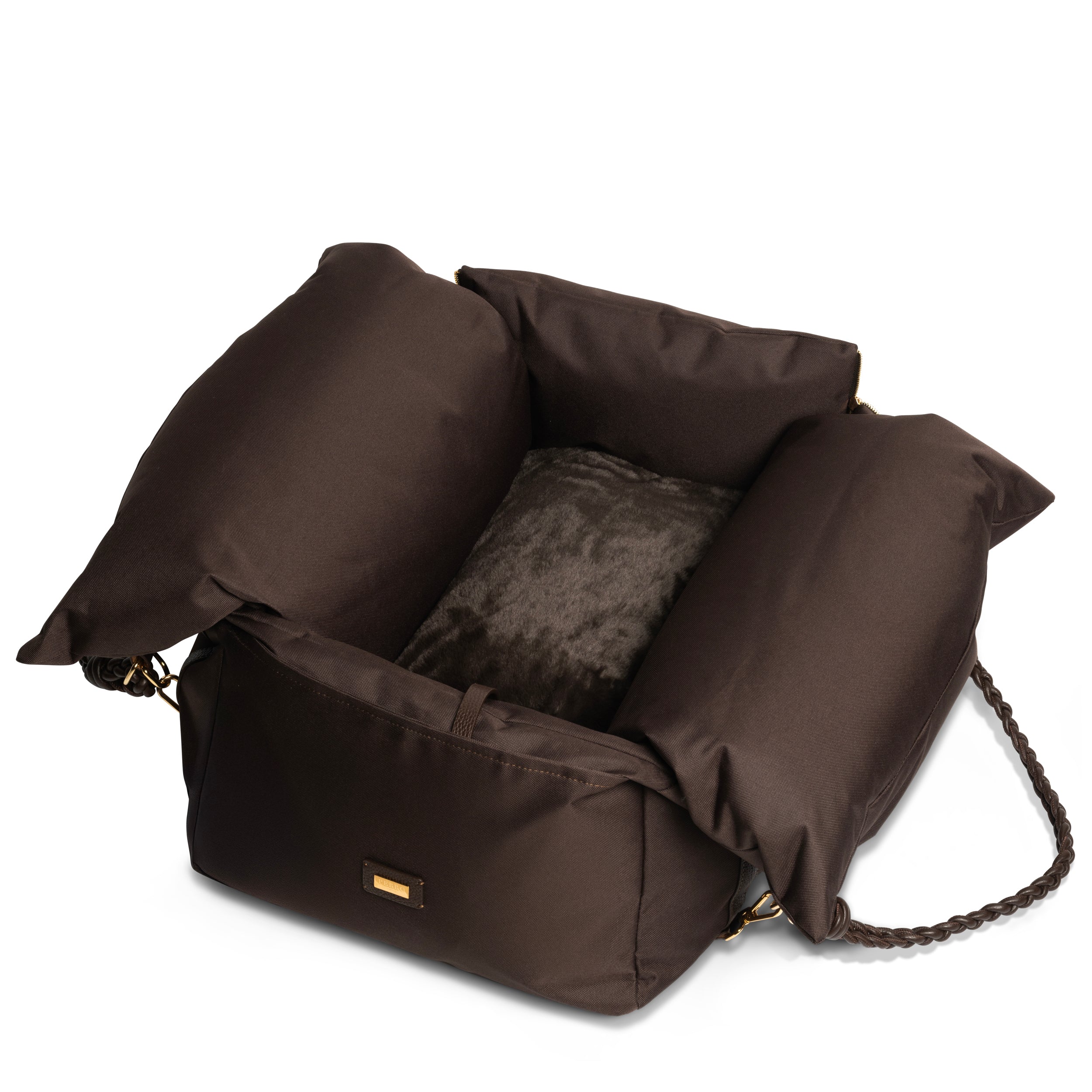 Dog Car Seat Brown