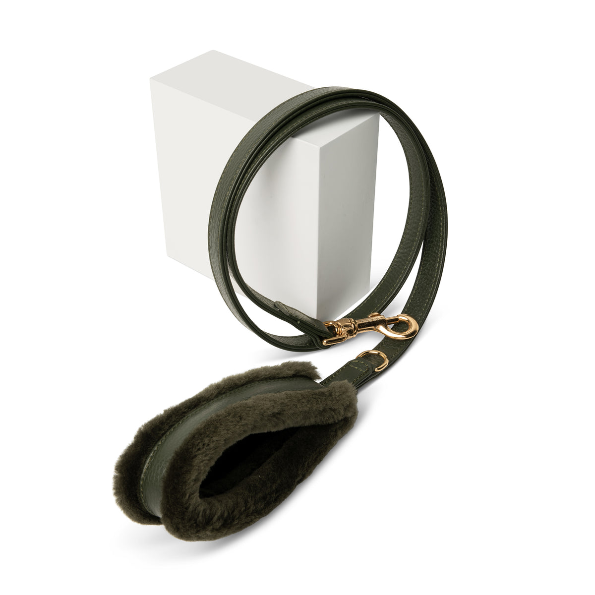 Loden Green Fur Riem