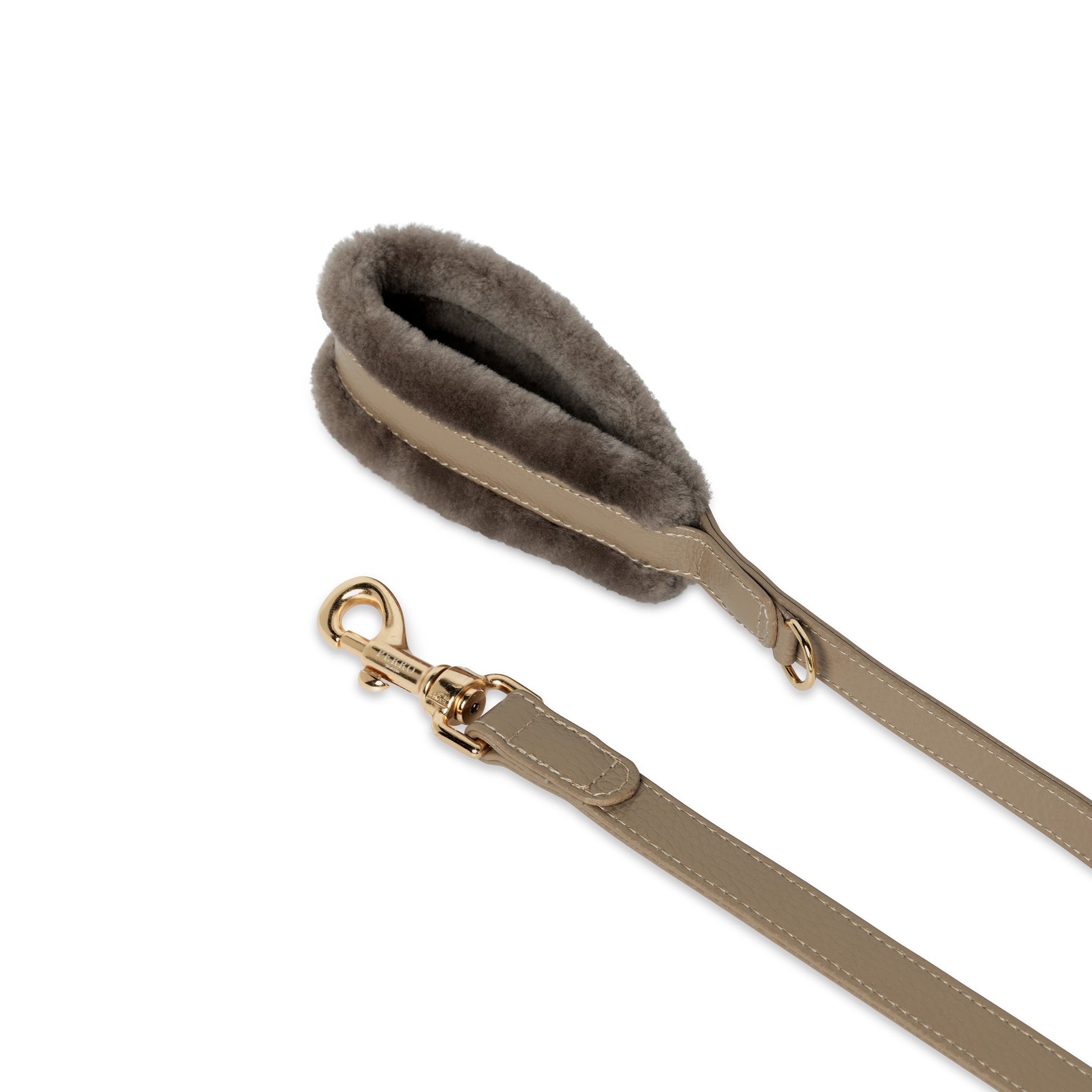 Mocha Mousse Fur Leash