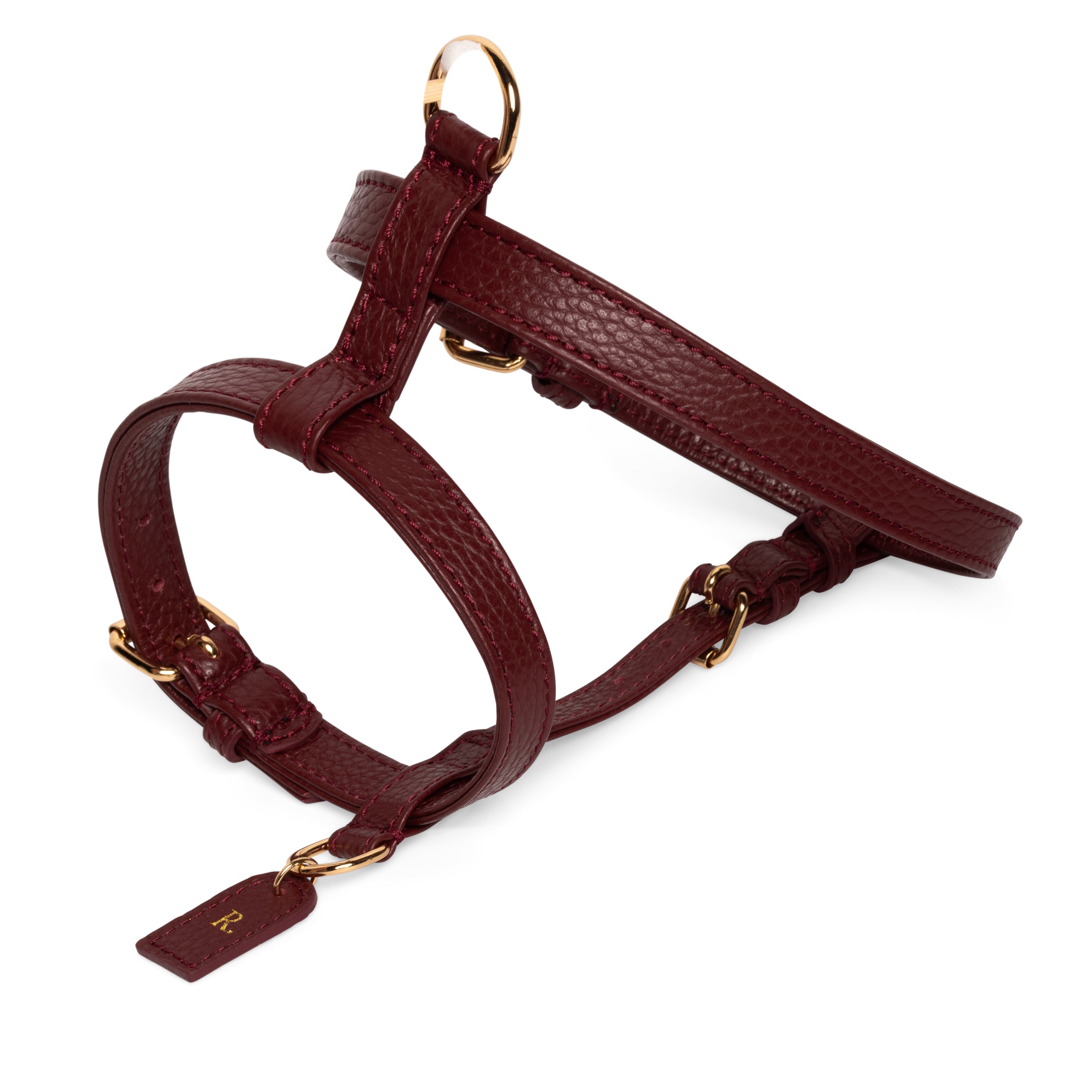 Burgundy H-harness