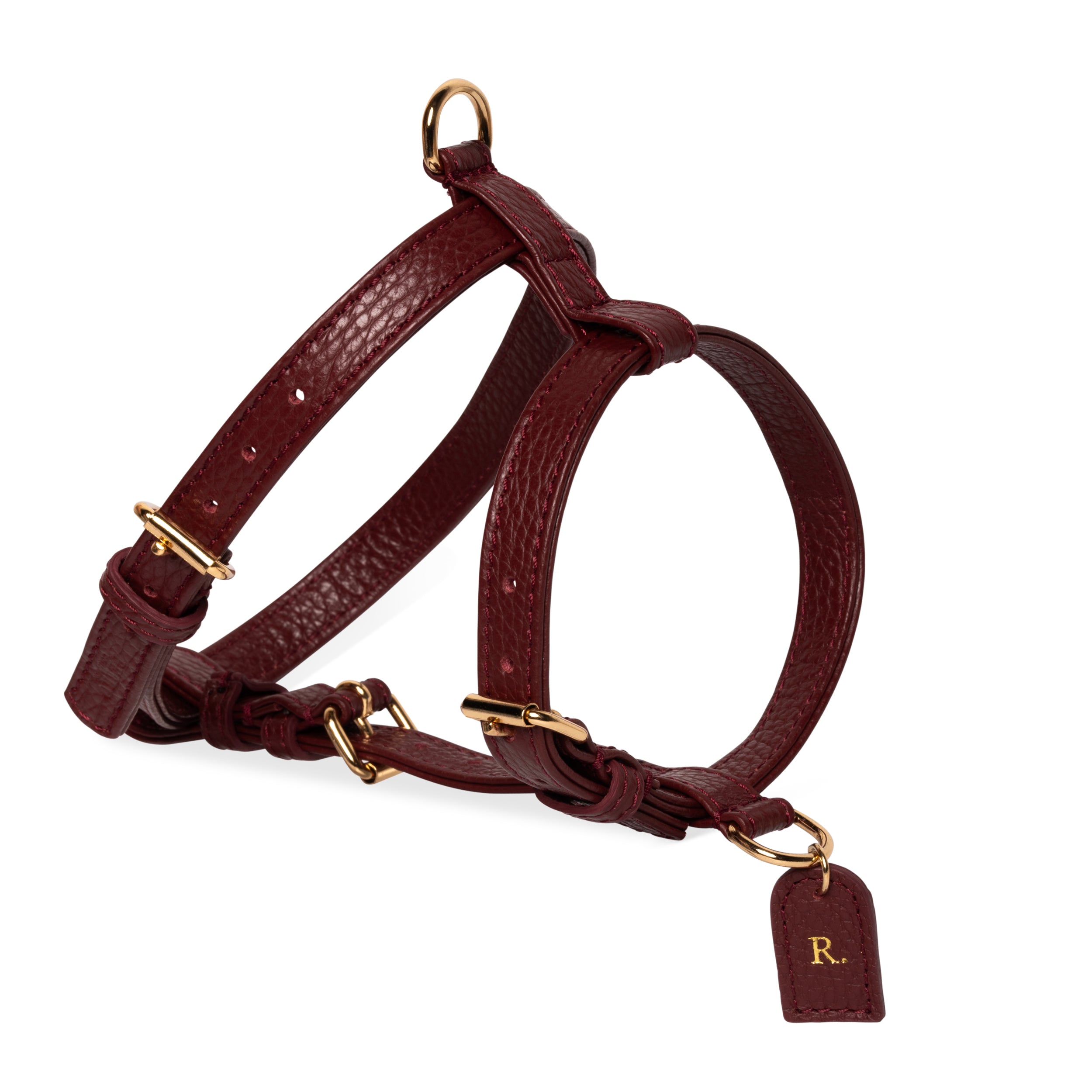 Burgundy H-harness