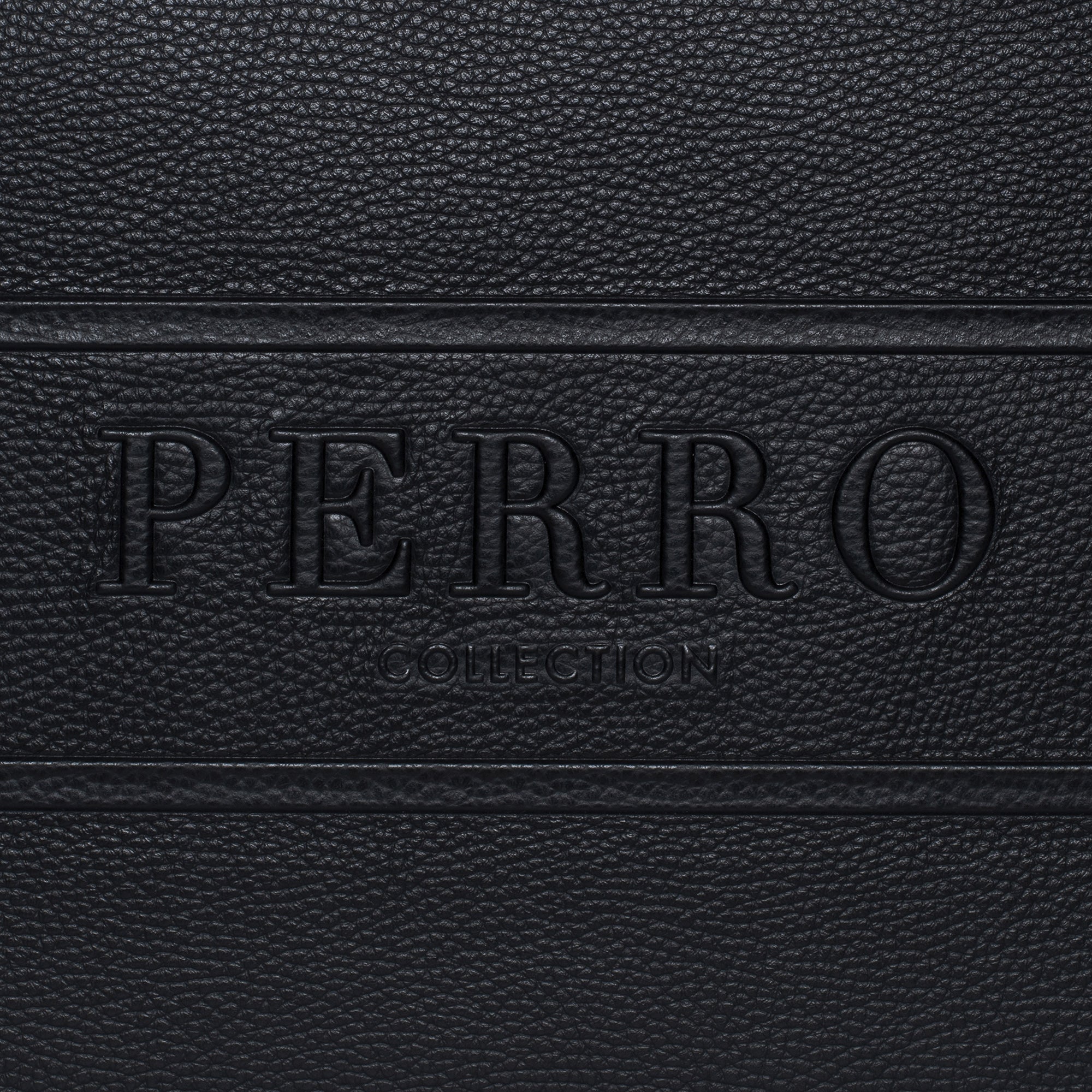 perro bag black logo front