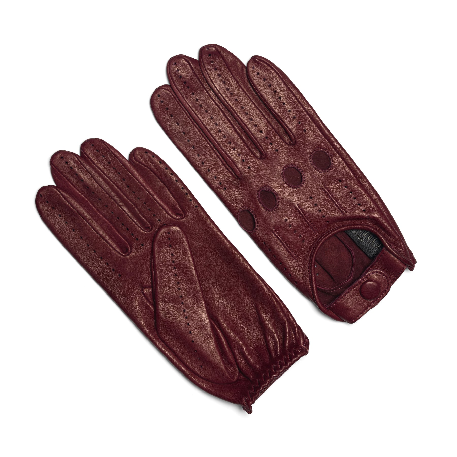 Car gloves merlot