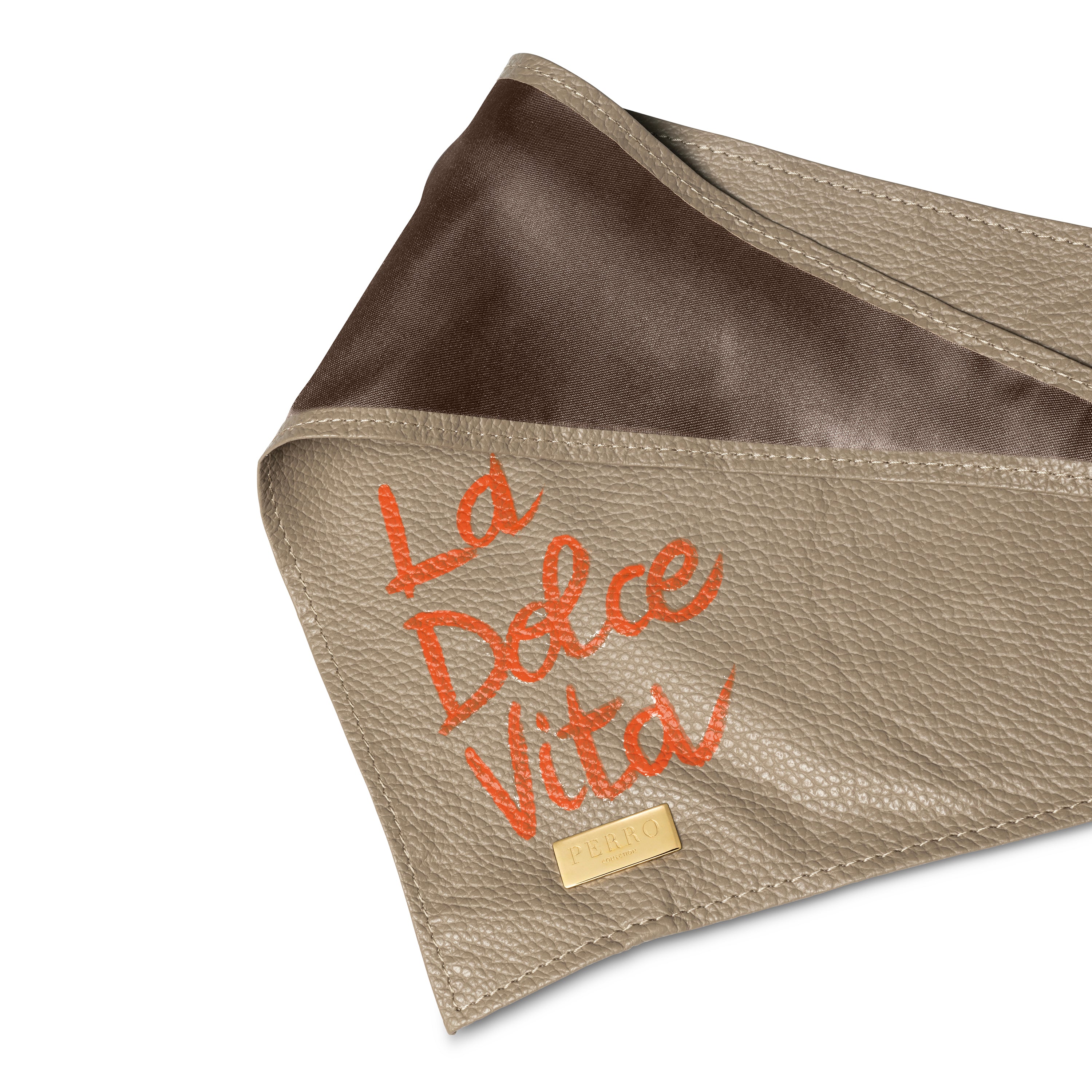 Leather Scarf La Dolce Vita