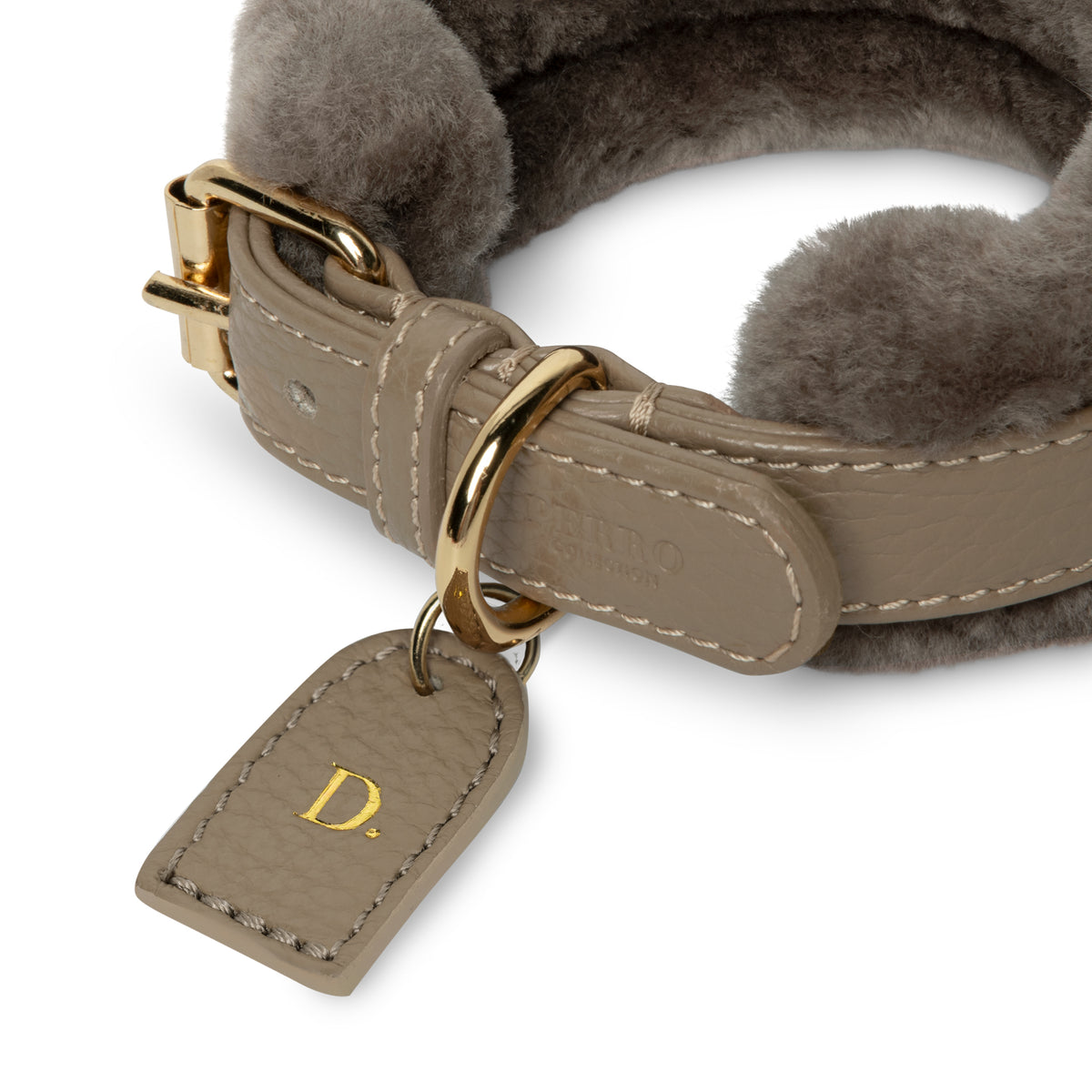 Mocha Mousse Fur Collar
