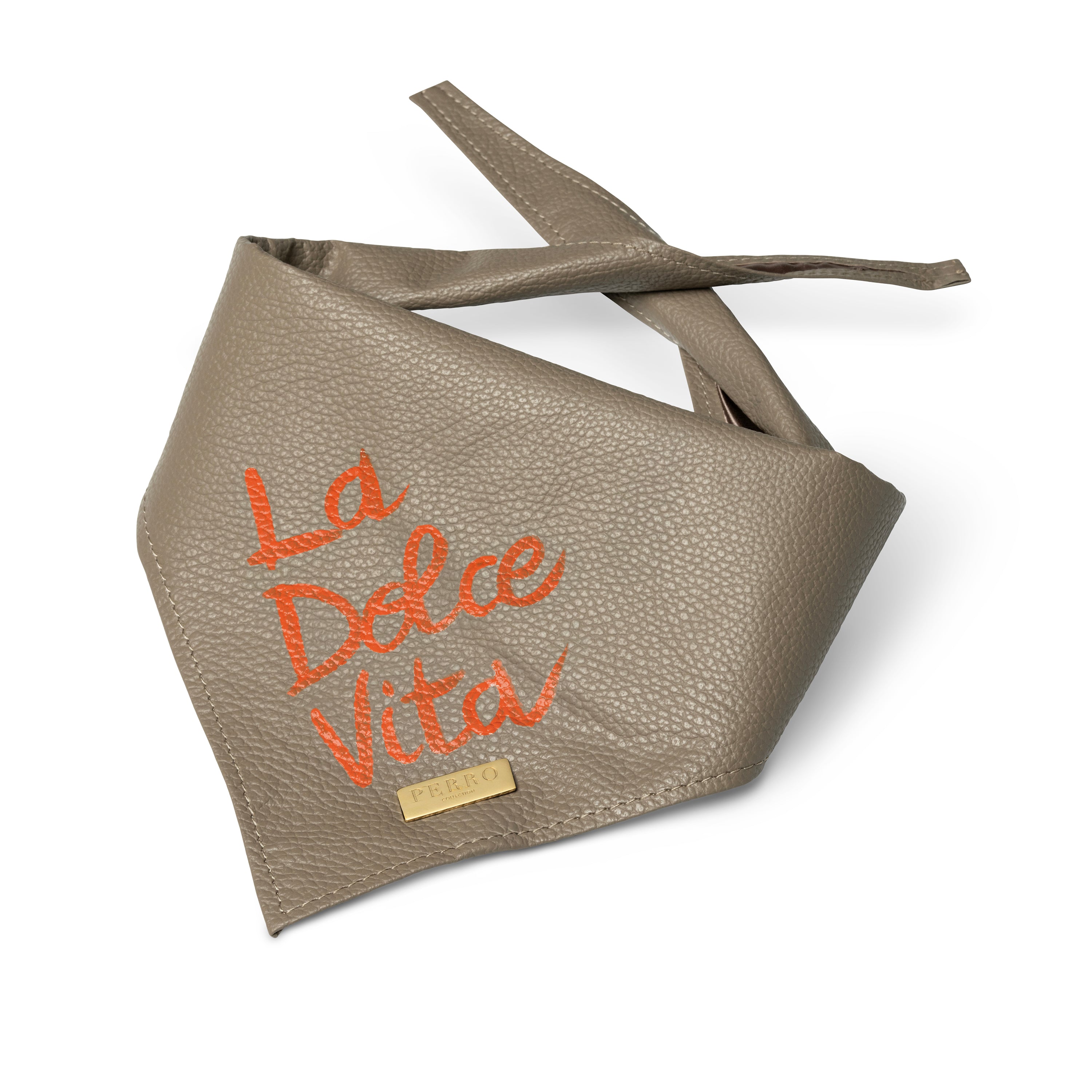 Leather Scarf La Dolce Vita