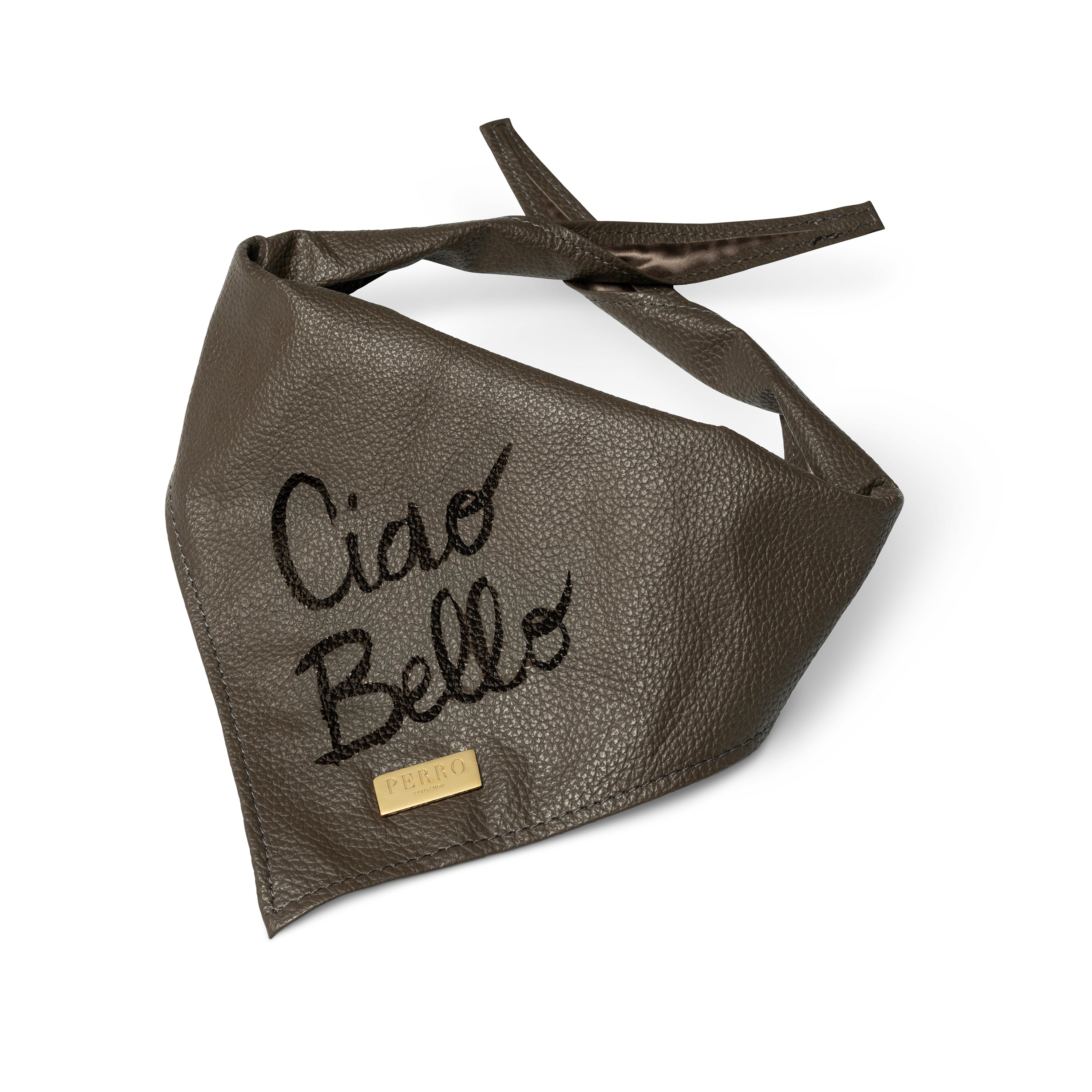 Leather Scarf Ciao Bello