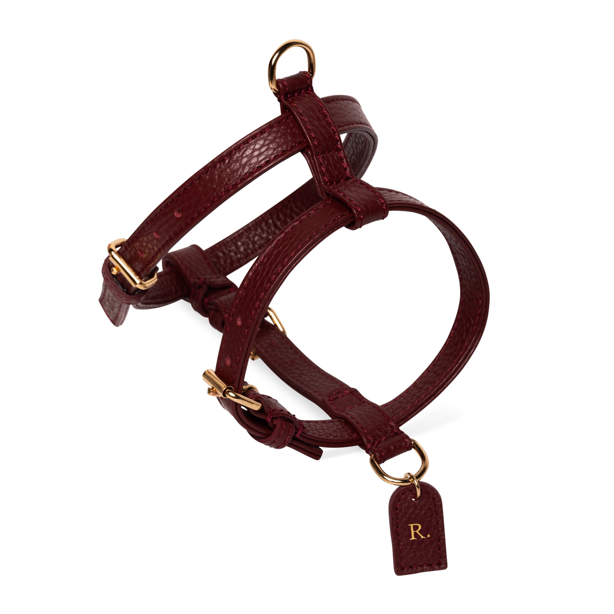 Burgundy H-harness