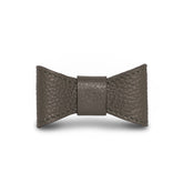 Cacao leather bowtie