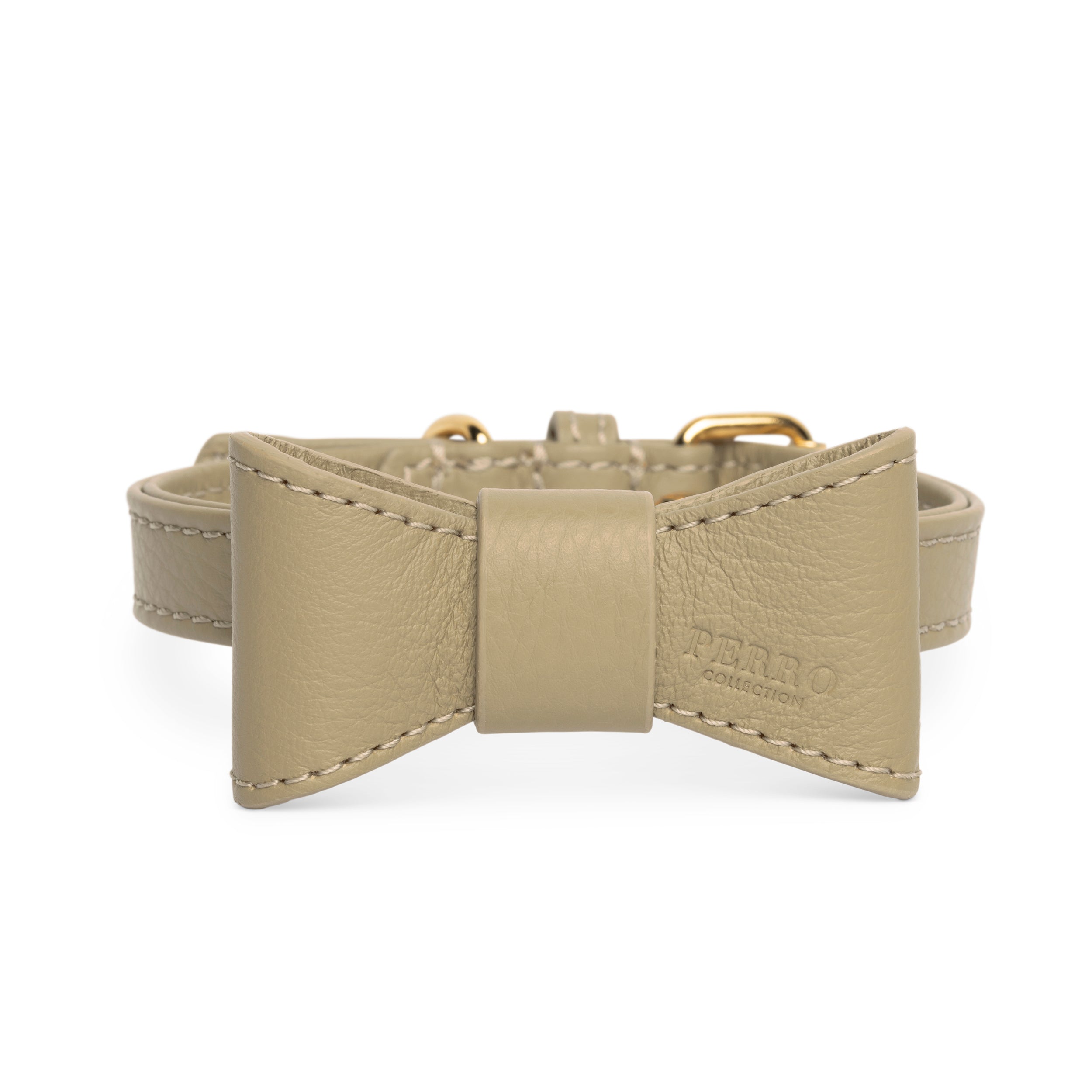 Clay Leather Bowtie