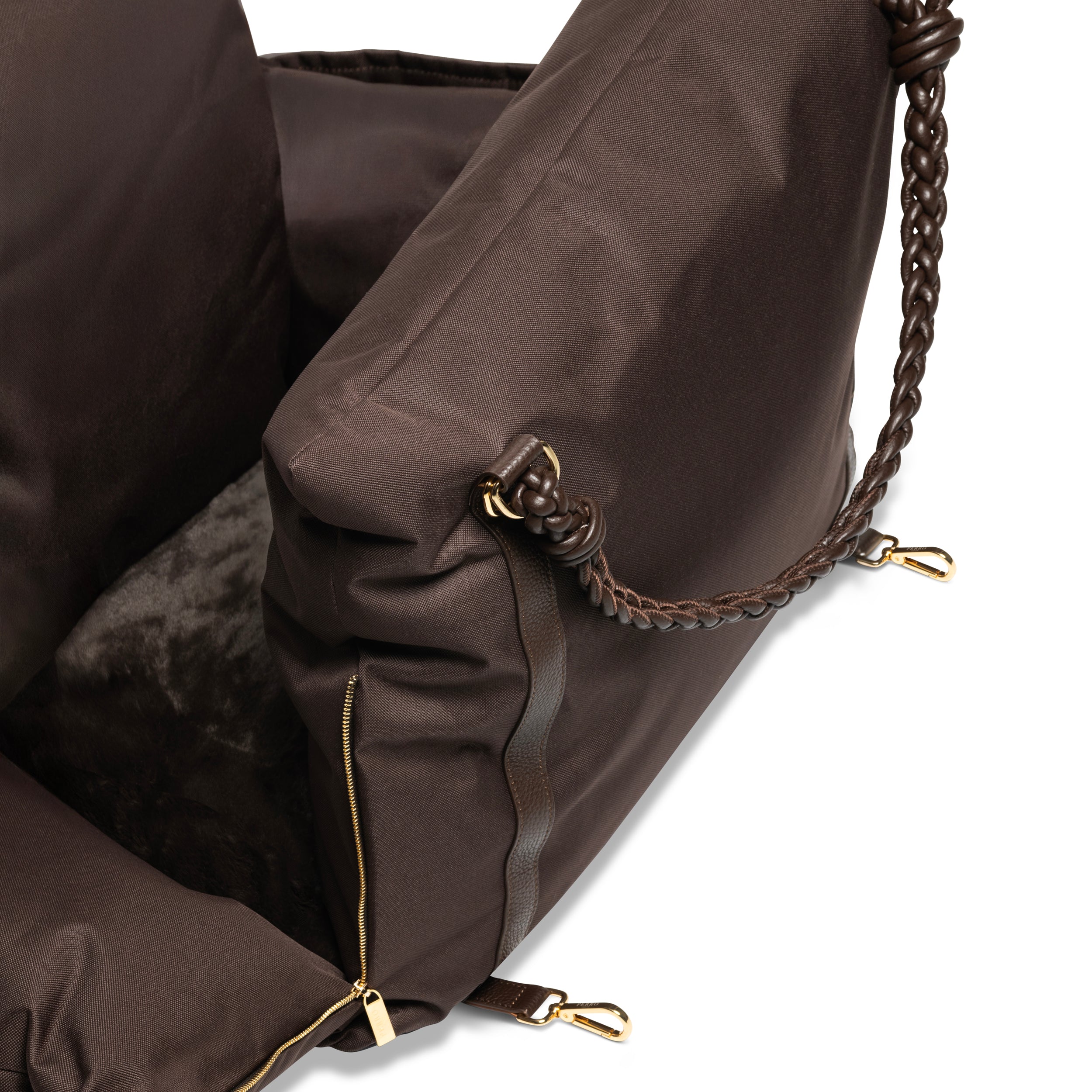 Dog Car Seat Brown
