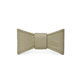 Khaki Leather Bowtie