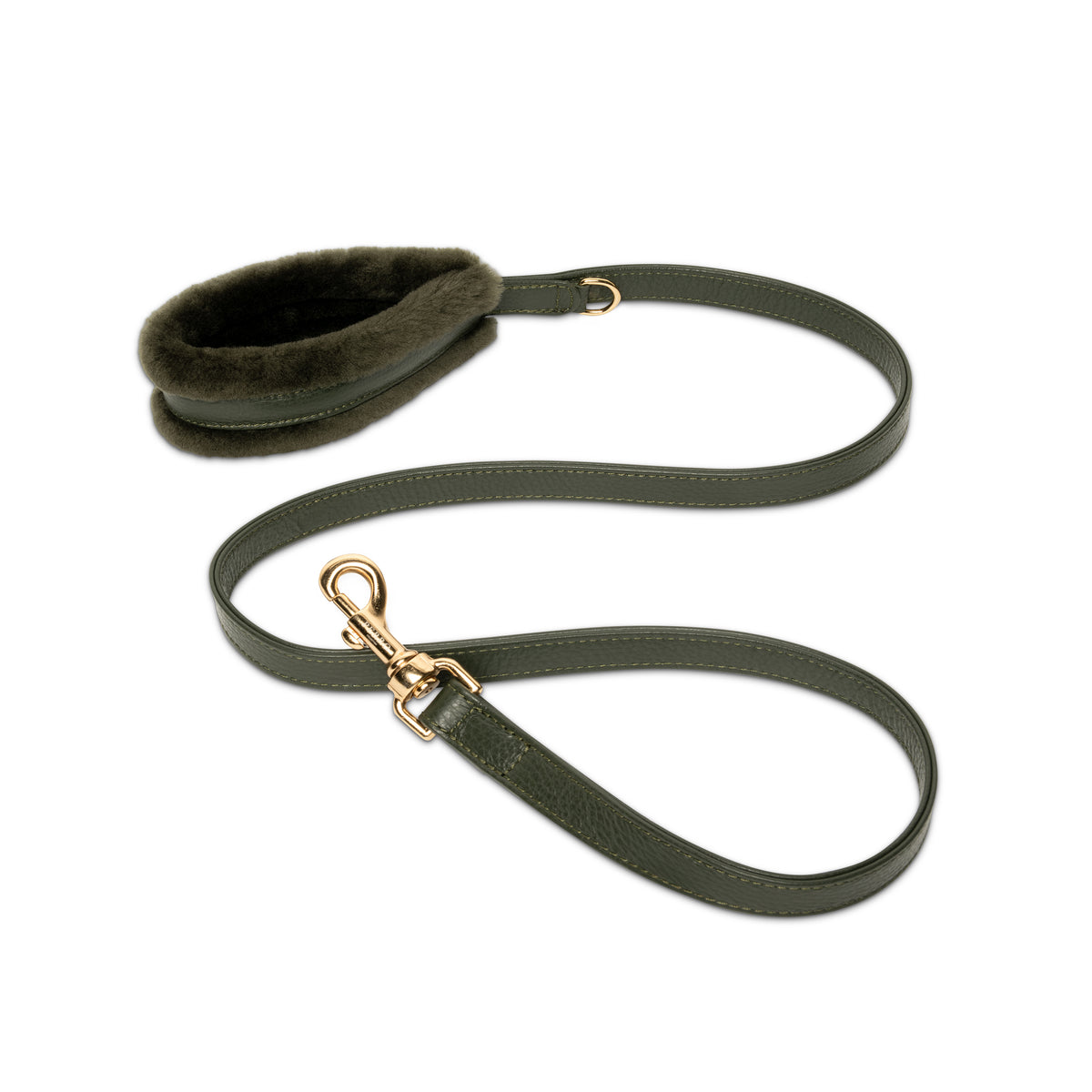 Loden Green Fur Riem