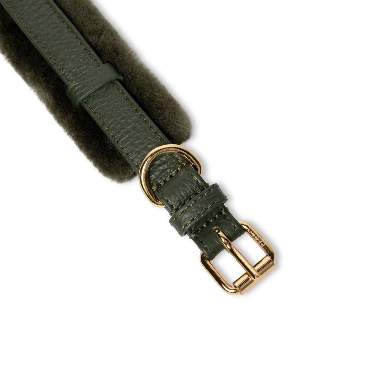 Loden Green Fur Collar