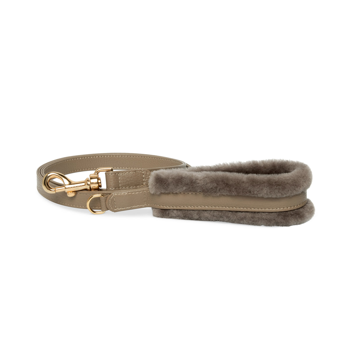 Mocha Mousse Fur Leash