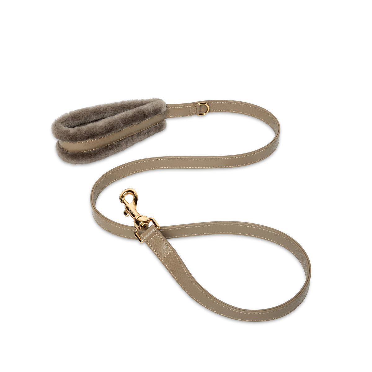 Mocha Mousse Fur Leash