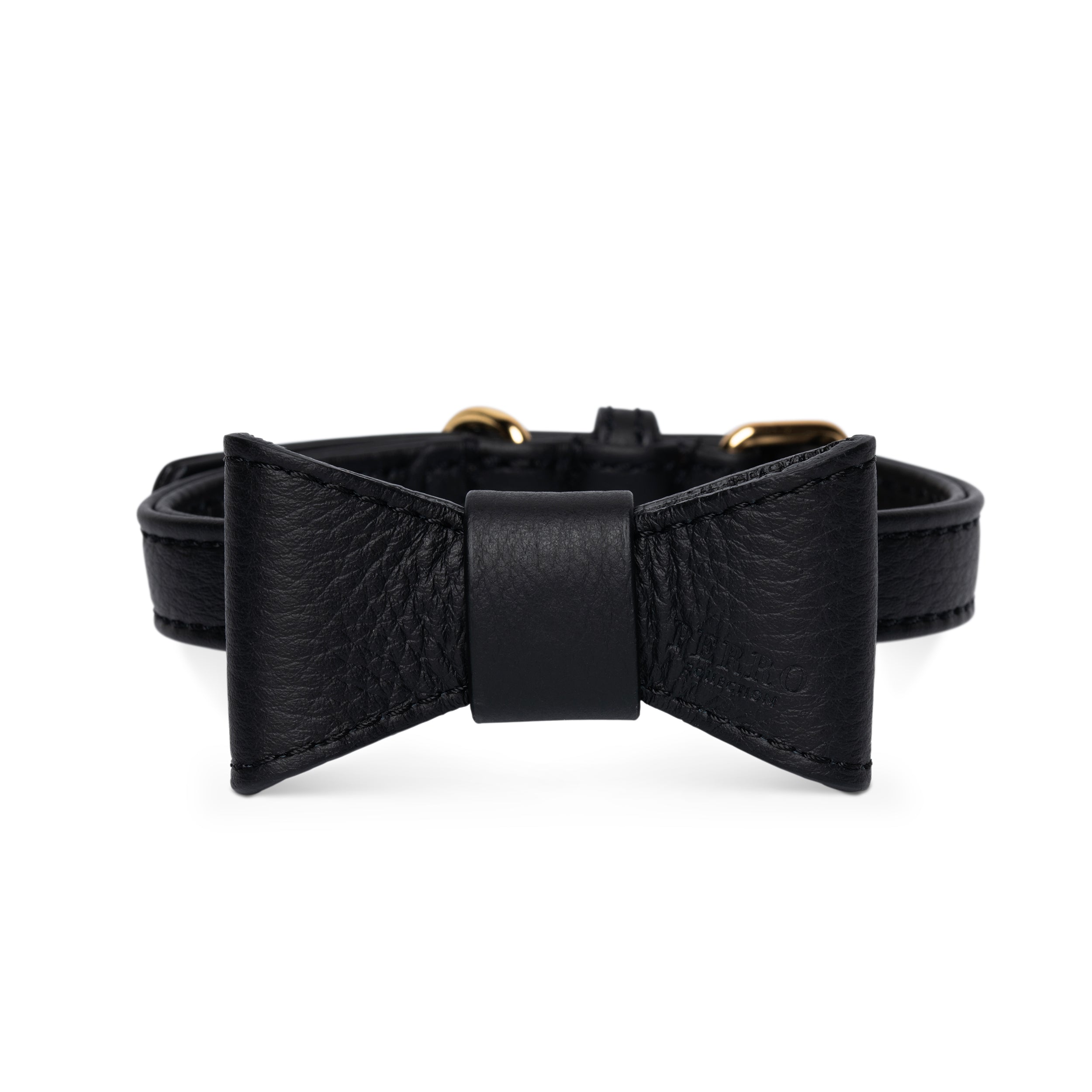 Nero Leather Bowtie