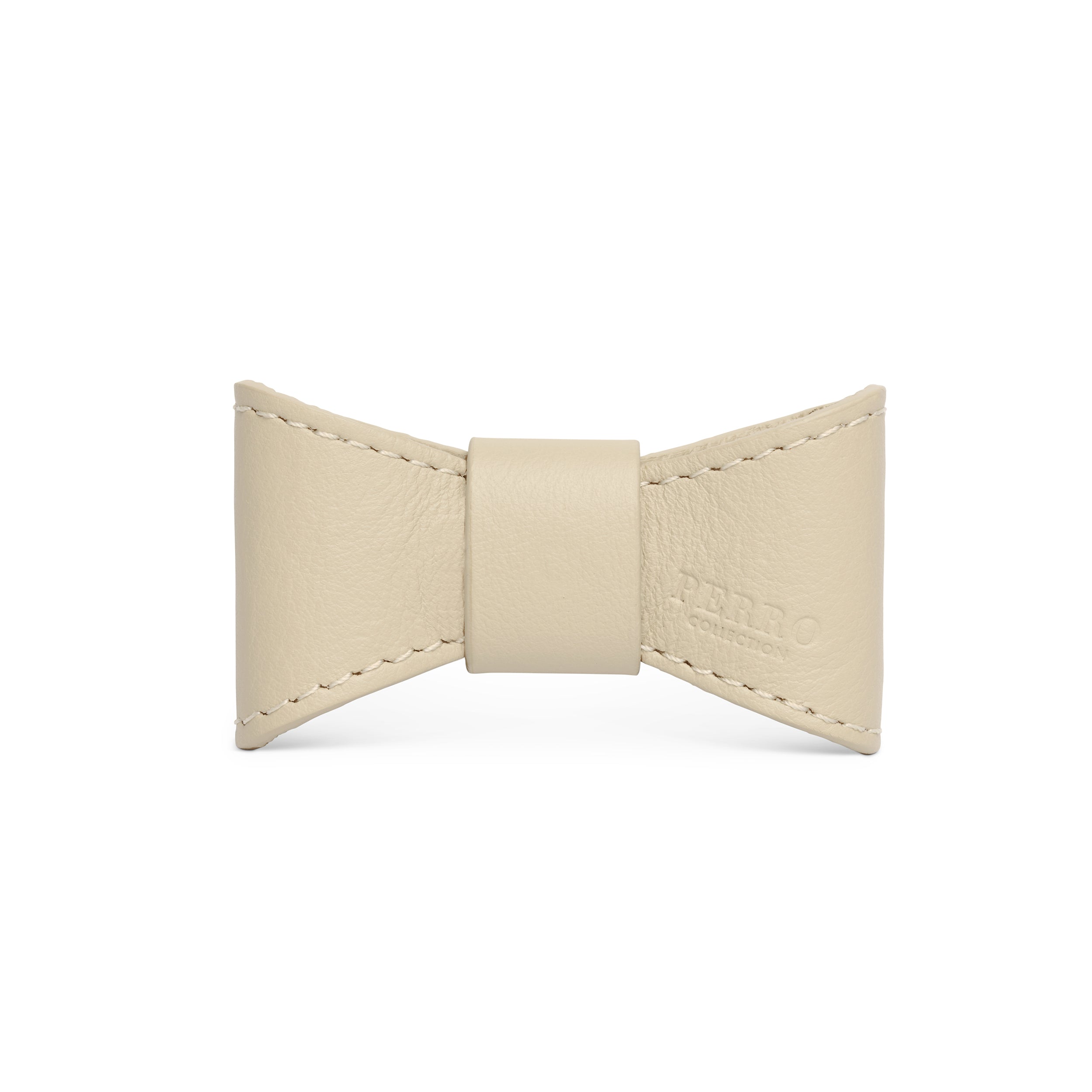 Sand Leather Bowtie