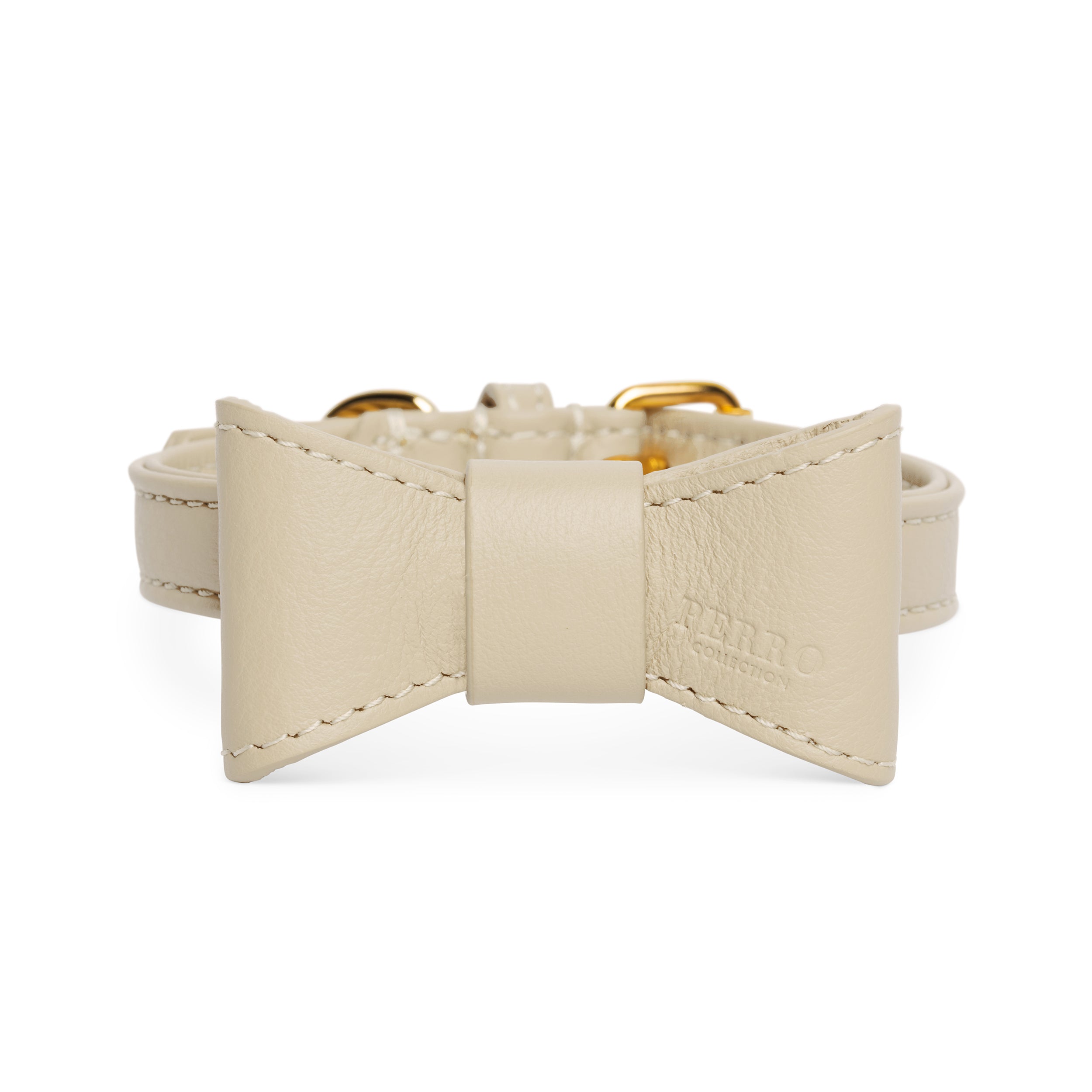 Sand Leather Bowtie