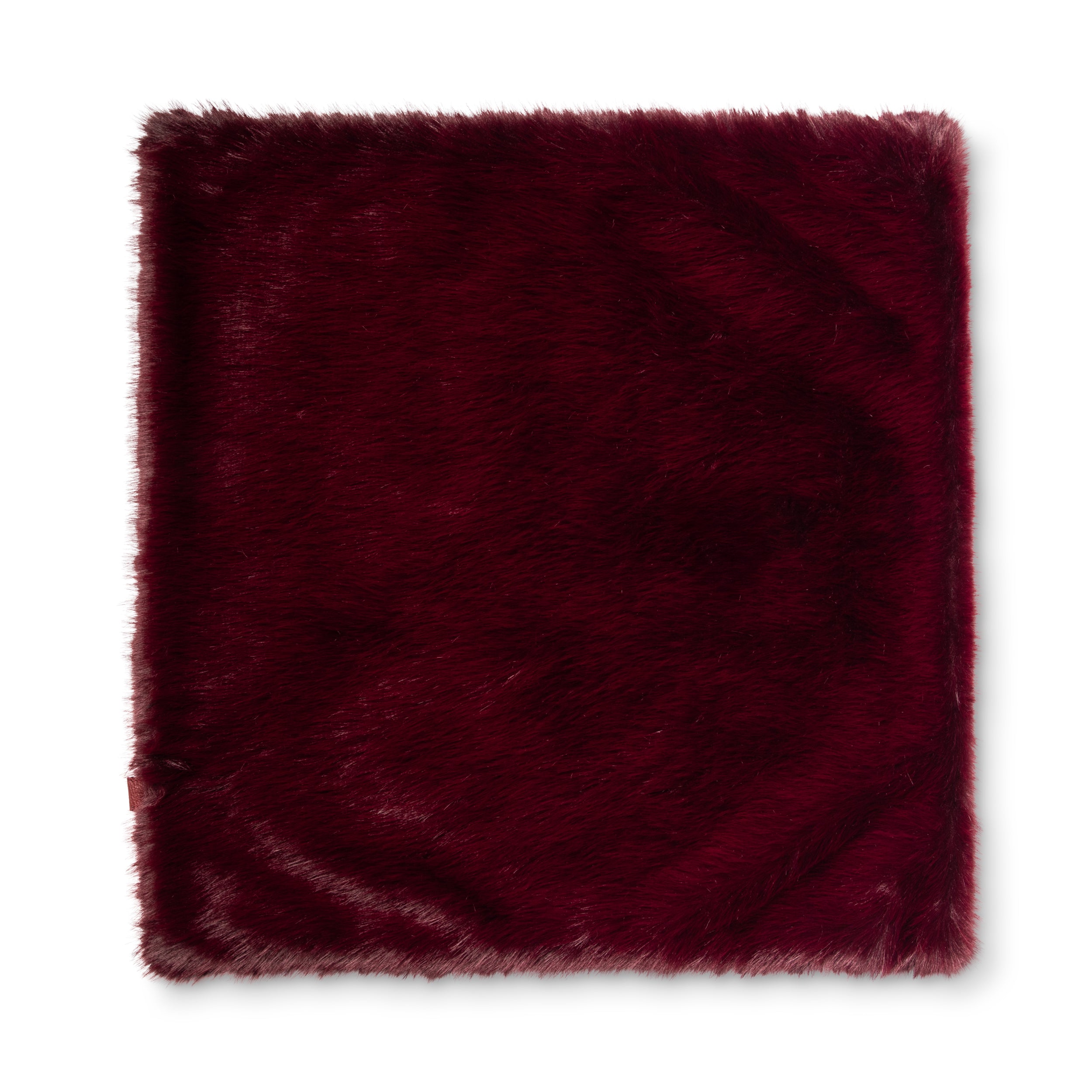 Fur Deken Burgundy 