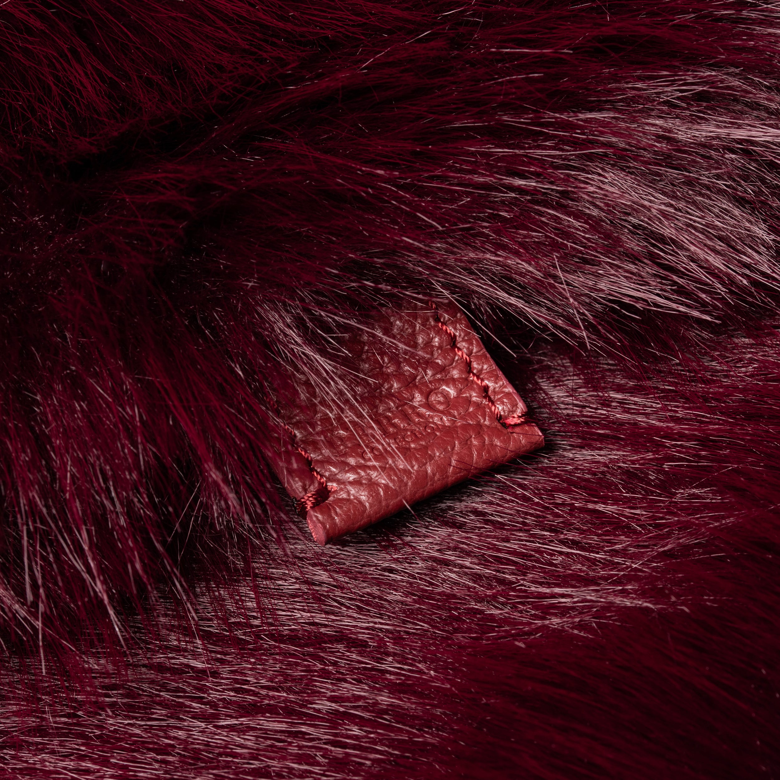 Fur Blanket Burgundy