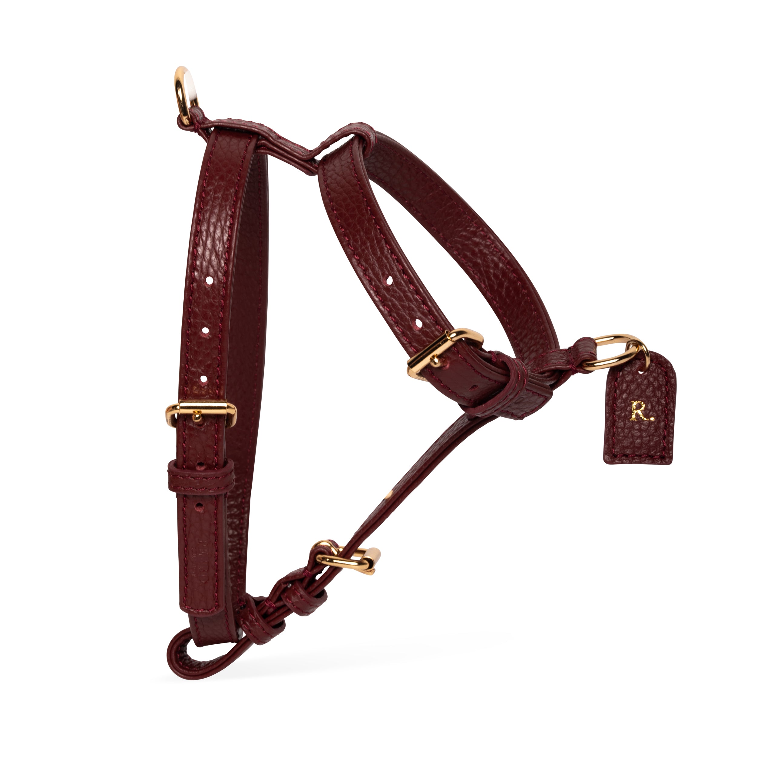 Burgundy H-harness