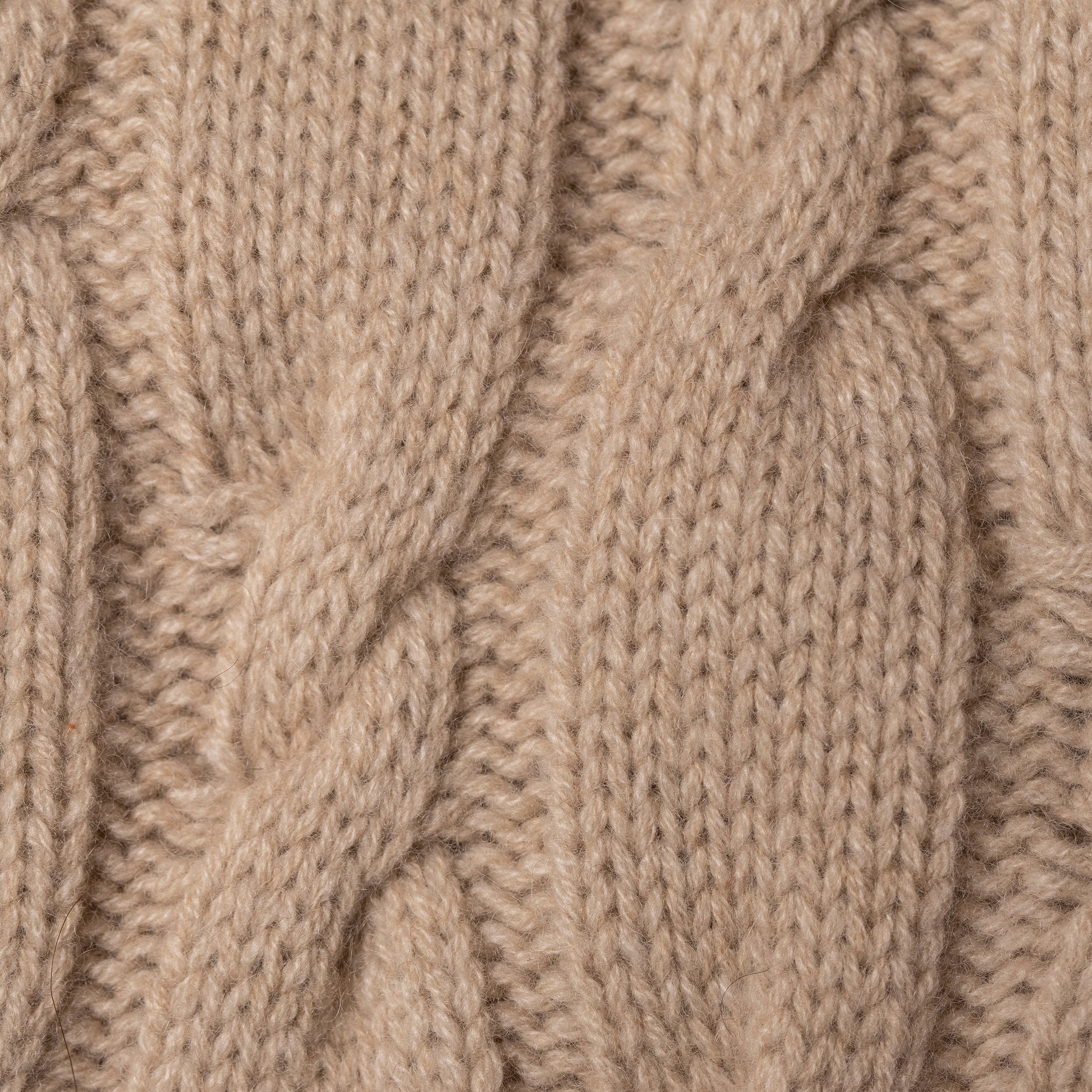 Beige Cashmere Sweater