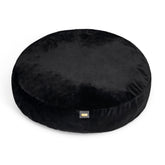 Round cushion black