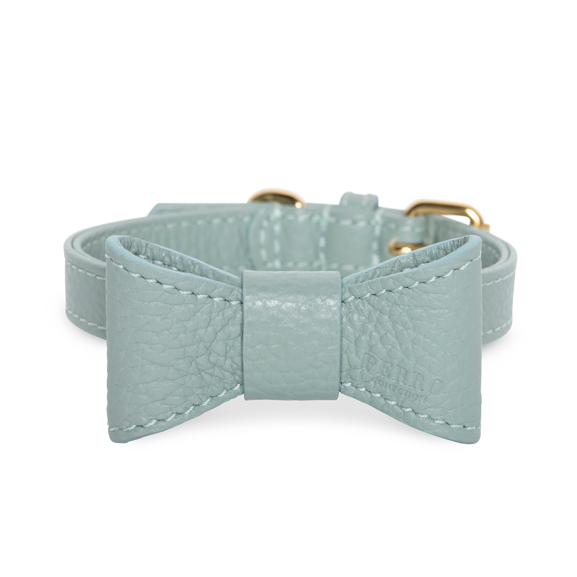 MINT LEATHER BOWTIE