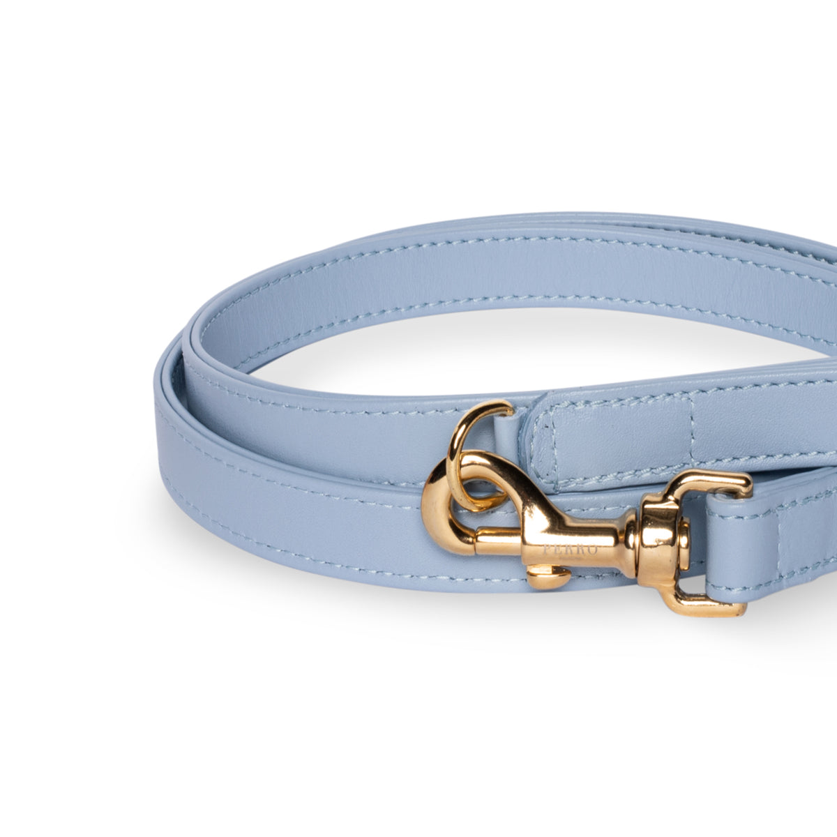 Powder Blue leash close up
