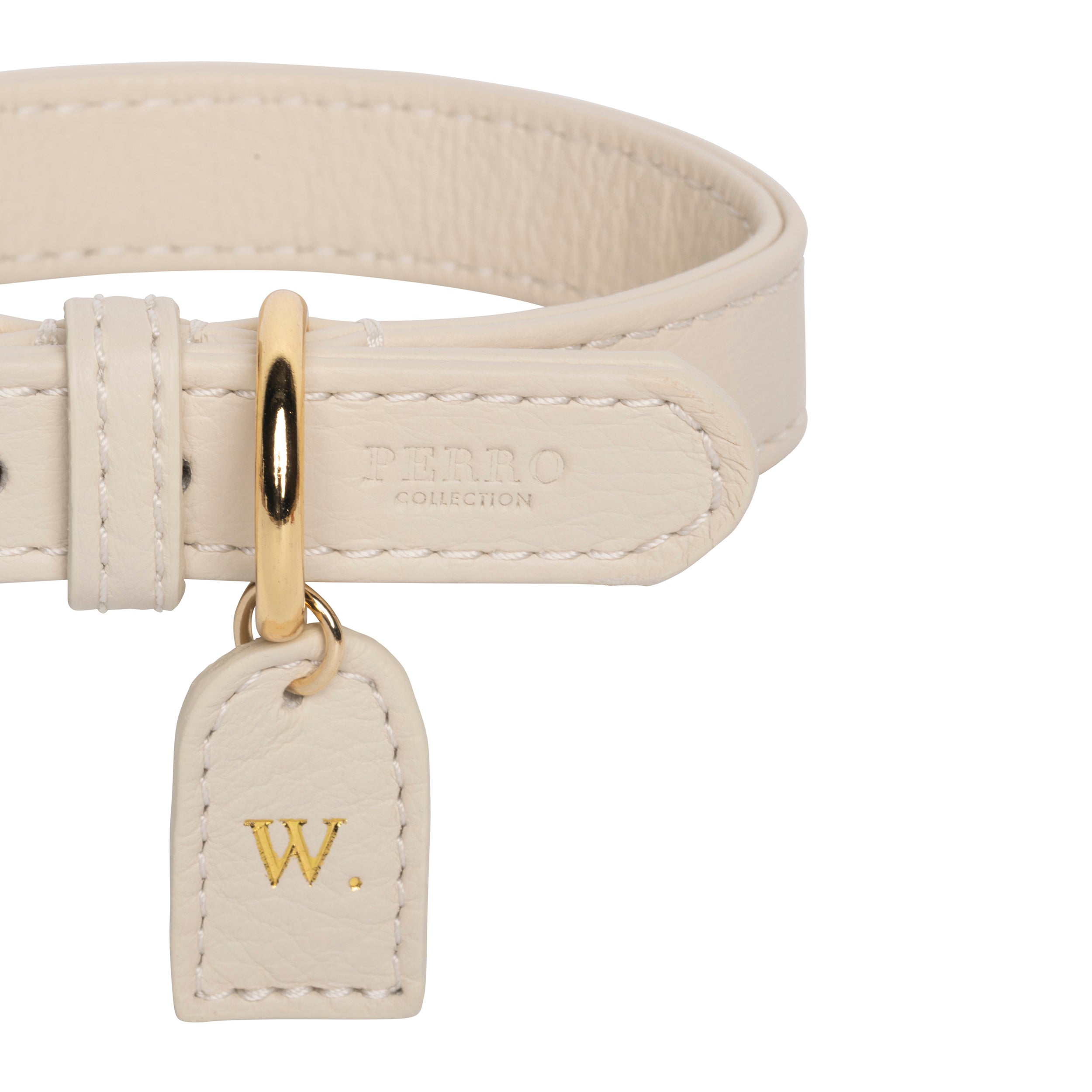 White wedding halsband