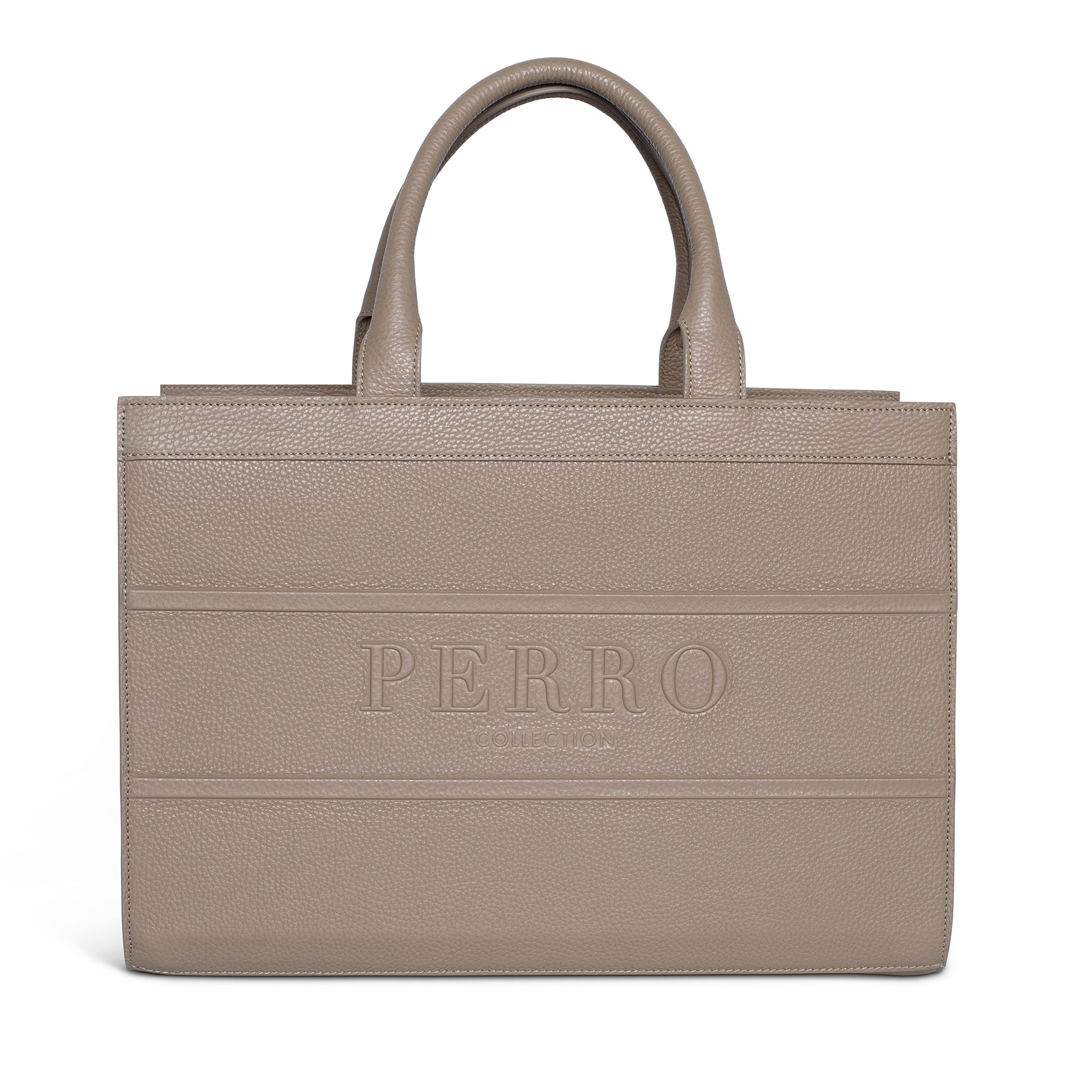 Beige city bag