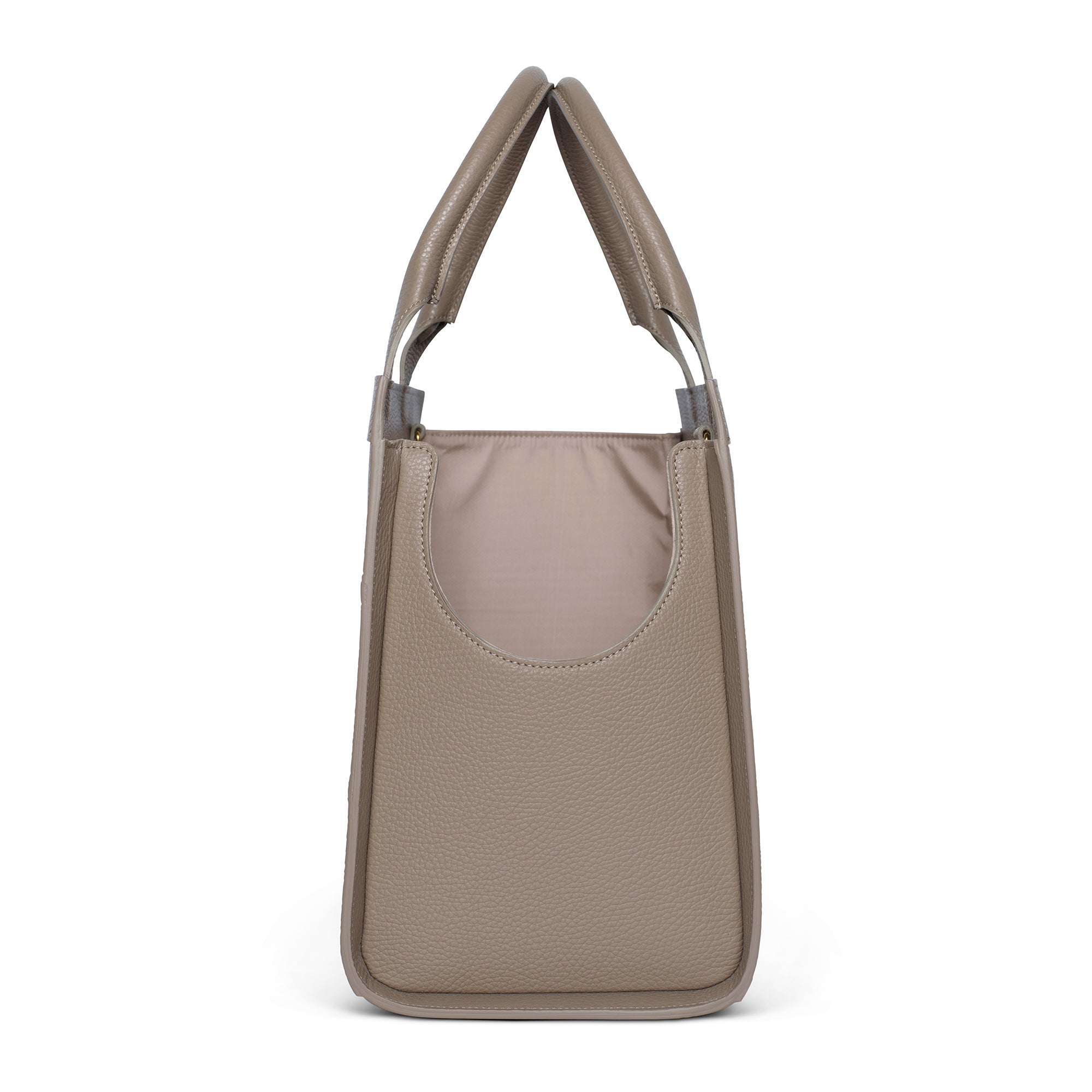 Beige city bag